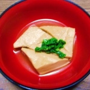 レンジで簡単★高野豆腐の簡単煮★